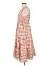 Max Studio Checkered-gingham Orange Casual Dress Size L - photo 5