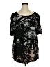 Worthington Black Short Sleeve T-Shirt Size 1X - photo 1
