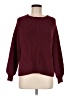Unbranded Solid Burgundy Pullover Sweater Size M - photo 1