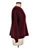 Unbranded Solid Burgundy Pullover Sweater Size M - photo 4