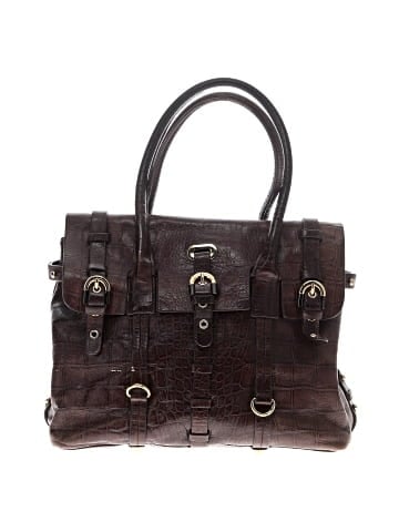 Badgley Mischka Leather Satchel (view 1)
