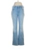 NYDJ Hearts Blue Jeans Size 6 - photo 1