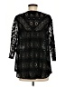 Fleur Wood Black 3/4 Sleeve Blouse Size Med (2) - photo 2