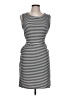 Merokeety Stripes Gray Casual Dress Size L - photo 1