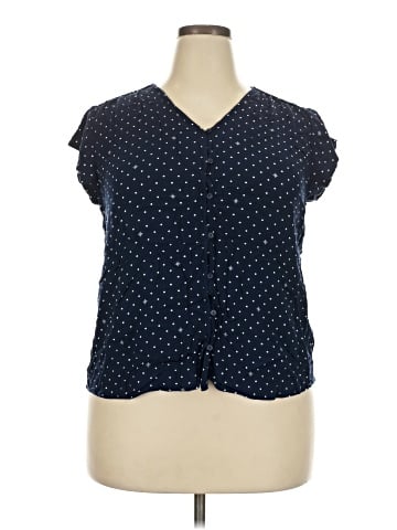 Liz Claiborne Short Sleeve Blouse (view 1)