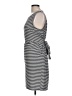 Merokeety Stripes Gray Casual Dress Size L - photo 5