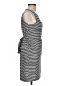 Merokeety Stripes Gray Casual Dress Size L - photo 4