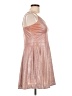 Speechless Metallic Pink Cocktail Dress Size 13 - photo 4