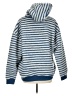 Butter Melon 100% Polyester Stripes Blue Fleece Size M - photo 2