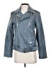 Walter Baker 100% Leather Blue Leather Jacket Size S - photo 1
