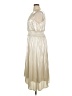 Express 100% Polyester Metallic Ivory Cocktail Dress Size XL - photo 5