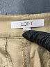 Ann Taylor LOFT Solid Tan Khakis Size 12 - photo 4