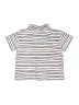 easy-peasy 100% Cotton Stripes Ivory Short Sleeve Button-Down Shirt 18-24 MO / 24 MO - photo 2