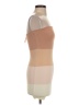 Superdown Color Block Tan Cocktail Dress Size S - photo 4