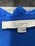 Ann Taylor LOFT 100% Polyester Blue Sleeveless Blouse Size L - photo 7