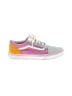 Vans Color Block Purple Sneakers Size 7 - photo 1