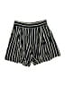 H&M 100% Viscose Stripes Gold Shorts Size 4 - photo 1