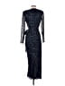 Mac Duggal 100% Polyester Blue Cocktail Dress Size 2 - photo 2