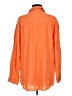 Ellison Orange 3/4 Sleeve Button-Down Shirt Size M - photo 2