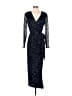 Mac Duggal 100% Polyester Blue Cocktail Dress Size 2 - photo 1