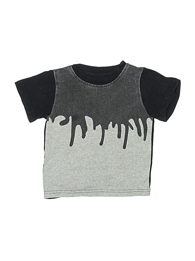 Pre-owned Unbranded Kids' Short Sleeve T-shirt In Gray