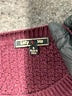Lety & Me Burgundy Pullover Sweater Size S - photo 4