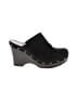 Ugg 100% Leather Black Mule/Clog Size 8 - photo 1