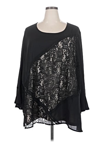 Catherines 3/4 Sleeve Blouse (view 1)