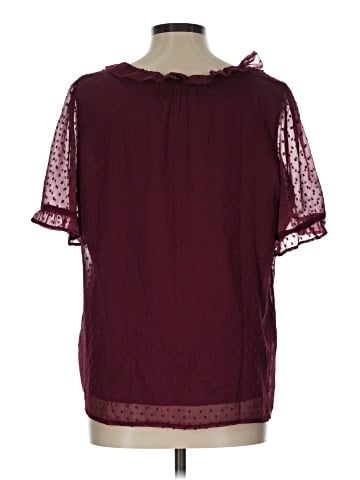 Ann Taylor LOFT Short Sleeve Blouse (view 2)