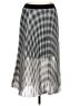 Maje Checkered-gingham Multi Color Silver Casual Skirt Size Lg (3) - photo 1