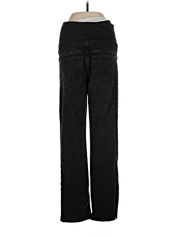 Madewell The Maternity Over-The-Belly '90s Straight Jean in Belmere Wash (view 2)