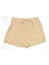 Shein 100% Polyester Solid Tan Khaki Shorts Size L - photo 1