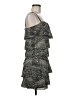 BCBGMAXAZRIA 100% Polyester Paisley Gray Cocktail Dress Size 8 - photo 4