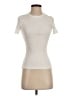 Amour Vert 100% Cotton Ivory Short Sleeve Turtleneck Size XS - photo 1