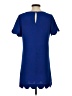 Mittoshop 100% Polyester Solid Blue Casual Dress Size S - photo 2