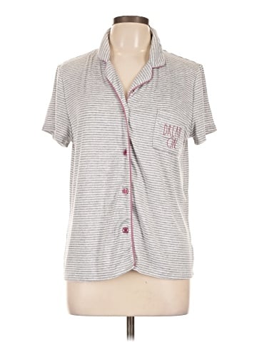 Rae Dunn Short Sleeve Button-Down Shirt (view 1)