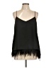 Amaryllis 100% Polyester Black Sleeveless Blouse Size L - photo 1