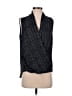 Pleione 100% Polyester Black Sleeveless Blouse Size XS - photo 1