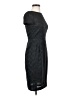 Akris Punto 100% Polyester Houndstooth Black Cocktail Dress Size 4 - photo 4