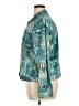 Coldwater Creek Print Teal Jacket Size XL - photo 5
