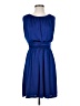 Express 100% Polyester Solid Blue Cocktail Dress Size S - photo 1
