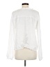 Aqua 100% Tencel White Long Sleeve Blouse Size M - photo 2