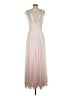 Amsale 100% Polyester Solid Pink Cocktail Dress Size 8 - photo 2