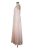Amsale 100% Polyester Solid Pink Cocktail Dress Size 8 - photo 5