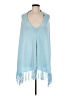 Hannah Rose Blue Poncho One size - photo 1