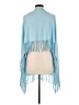 Hannah Rose Blue Poncho One size - photo 2