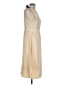 Unbranded 100% Polyester Tan Ivory Cocktail Dress Size L - photo 4