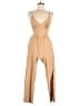 Japna Solid Tan Jumpsuit Size M - photo 1
