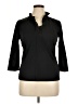 J. McLaughlin Black 3/4 Sleeve Top Size XL - photo 1