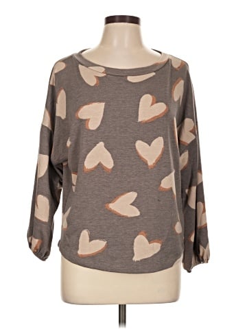 Chris & Carol 3/4 Sleeve Top (view 1)
